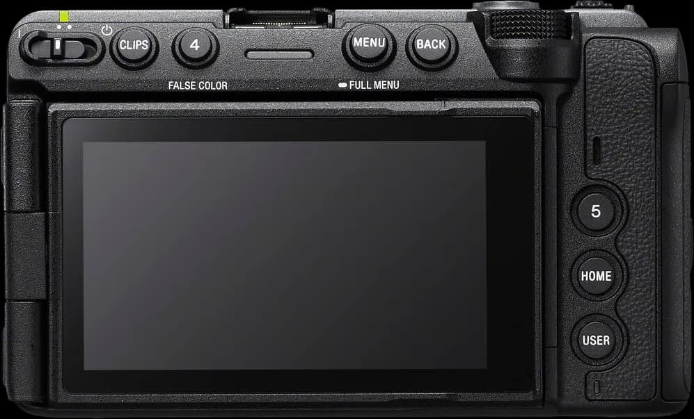Sony FX5 - Rear View